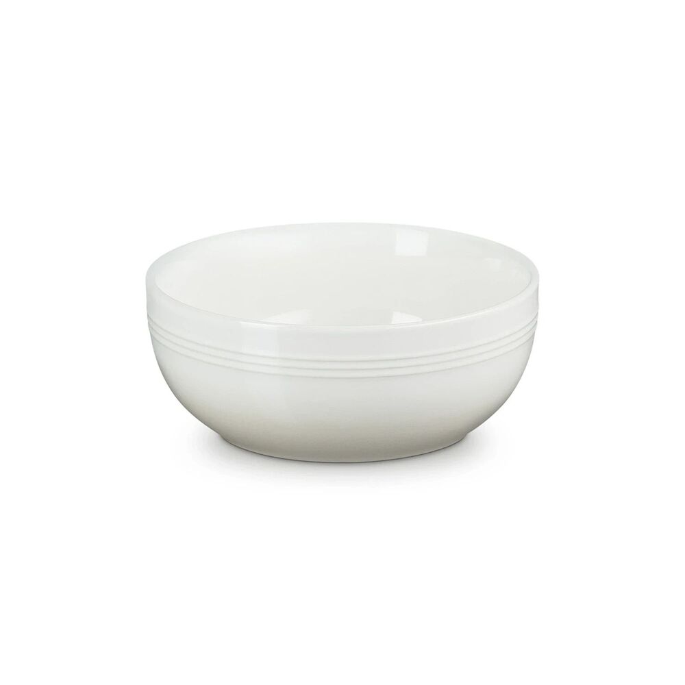 Le Creuset San Francisco Coupe Soup Cereal Bowl 26 oz 770 ml Meringue NEW NWT